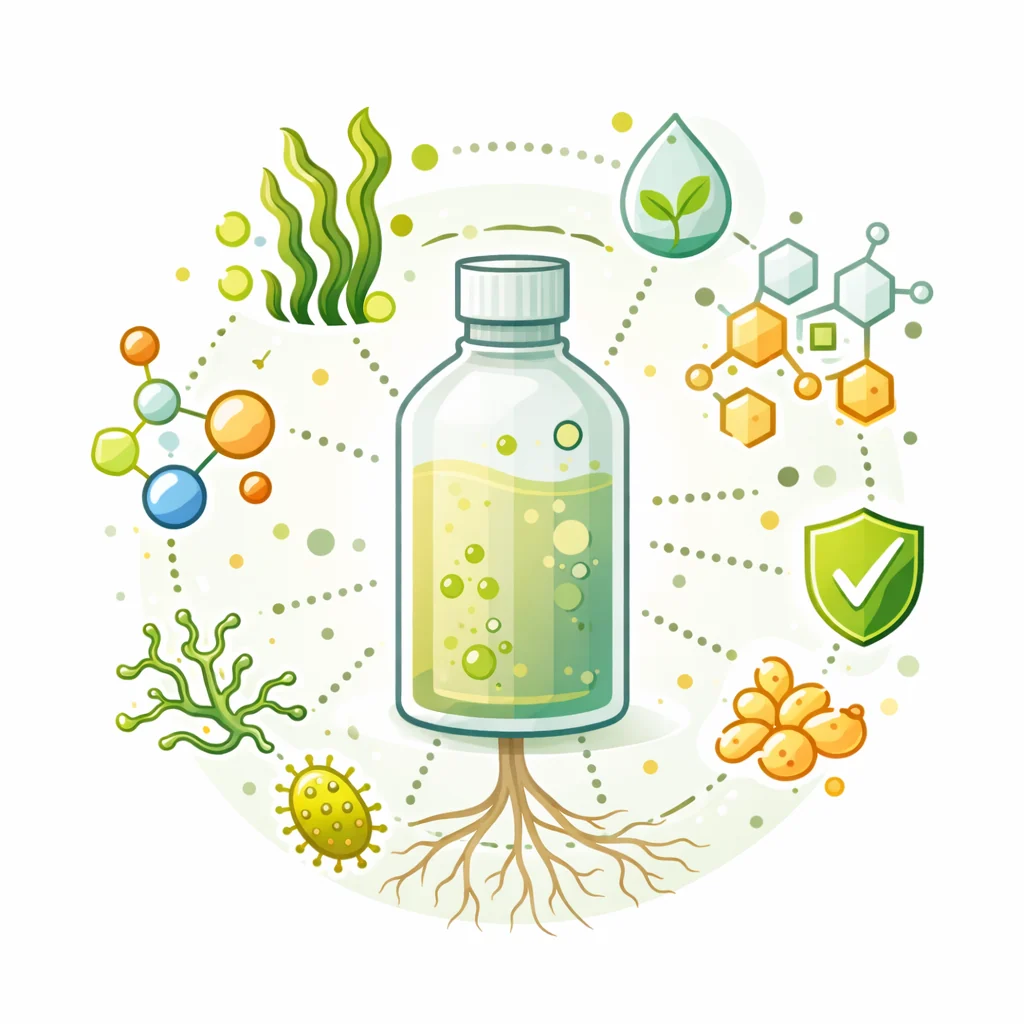 Illustration du biostimulant de croissance