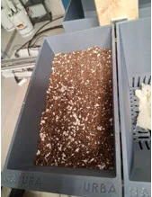 Bioréacteur Rhizoviva rempli de terreau